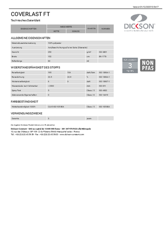 Technisches Datenblatt Technisches Datenblatt