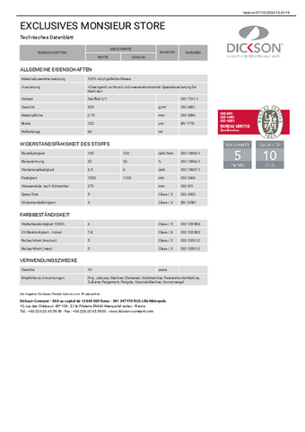 Technisches Datenblatt