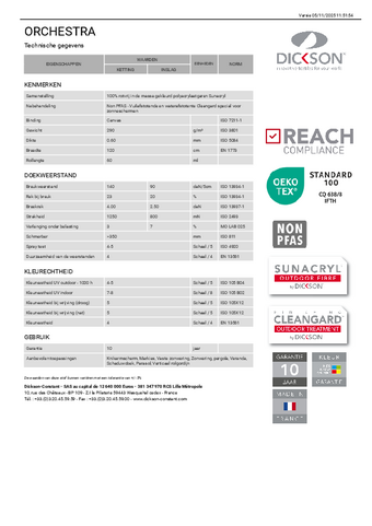 Technische gegevens Technische gegevens