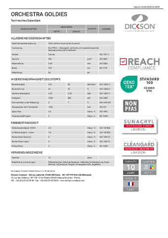 Technisches Datenblatt