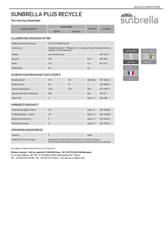 Technisches Datenblatt