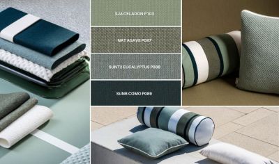 OUR FAVORITE FABRICS TO EVOKE NATURE AND TRANQUILITY ABOARD YOUR BOAT