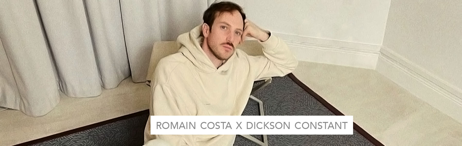 Romain Costa met en valeur son tapis Dickson sur Instagram