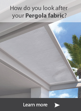 How to maintain your pergola cover? 