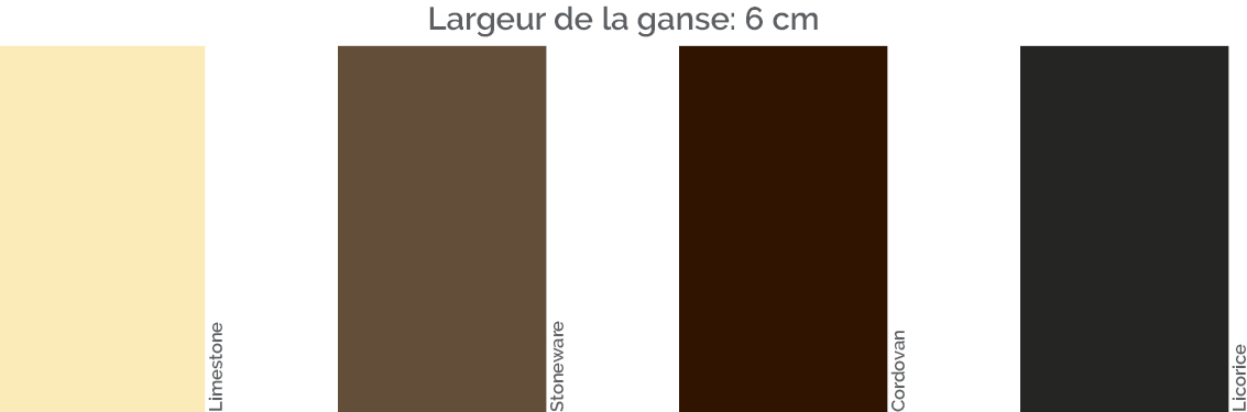 Finitions ganses en similicuir Finitions ganses en similicuir