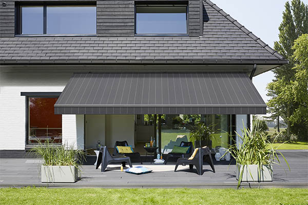 Designer awning fabrics to enhance your building exteriors