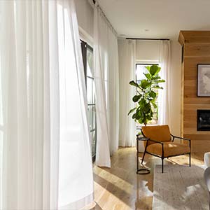 Tissus pour rideaux et voilages