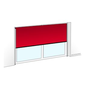 Vertical roller blind