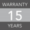 15 years warranty