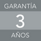 3 años de garantía